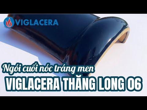 Ngói Cuối Nóc Tráng Men Xanh Viglacera Thăng Long 06 | Ngói Cuối Mái Tráng Men Xanh 06 Viglacera