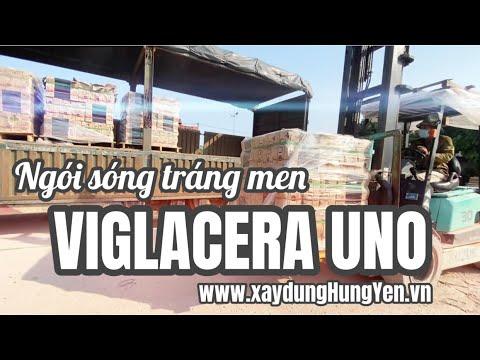 Ngói Sóng Tráng Men 10v/m Viglacera Thăng Long UNO Tại Kho Hàng Cty Đức Thắng | Ngói Men Viglacera
