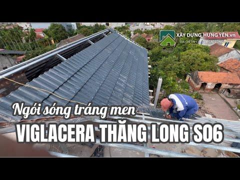Ngói Hai Sóng Xanh Lam Nhạt Viglacera Thăng Long S06 | Ngói Sóng Tráng Men Viglacera Thăng Long S06