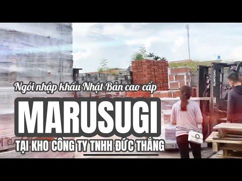 Xuất Ngói Lợp Nhập Khẩu Nhật Bản Cao Cấp Marusugi Tại Kho Hàng Cty Đức Thắng | Ngói Lợp Nhật Bản