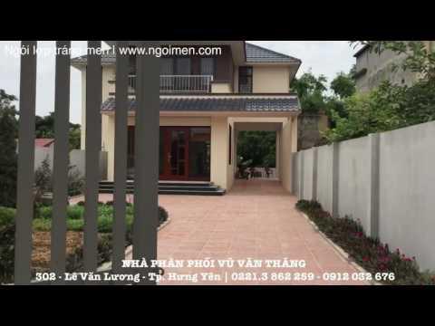 Biệt Thự Mái Thái Sử Dụng Ngói Men đẹp | Ngói Lợp Tráng Men | Www.ngoimen.com