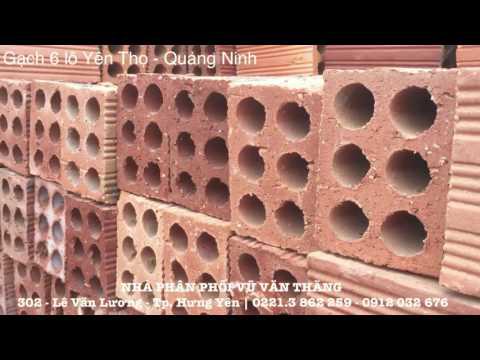 Gạch 6 Lỗ Yên Thọ - Quảng Ninh | Xây Dựng Hưng Yên - Nhà Phân Phối Vũ Văn Thắng