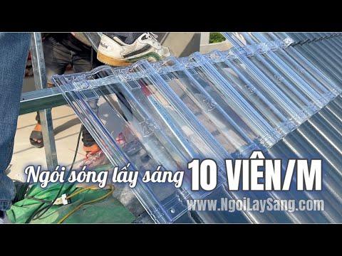 Ngói Sóng Lấy Sáng 10 Viên/m - Sản Phẩm Phù Hợp Cho Các Dòng Ngói Viglacera, Prime - Hera,Takao,CMC