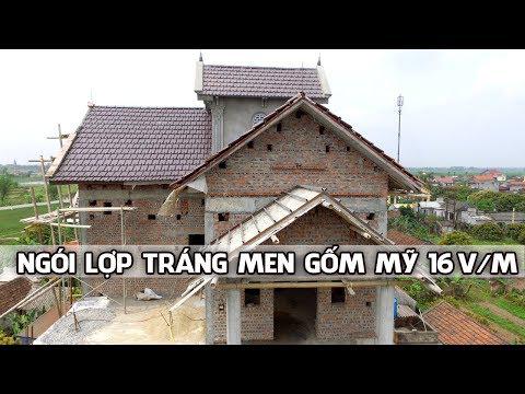 Ngói Lợp Tráng Men Gốm Mỹ 16v/m | Ngói 16 Indo | Nhà Phân Phối Vũ Văn Thắng | Www.gachngoiGomMy.com