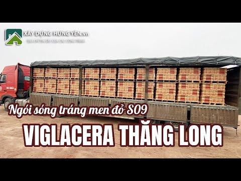 Ngói Sóng Tráng Men đỏ Viglacera Thăng Long S09 | Ngói Lợp Viglacera Thăng Long Tại Hưng Yên
