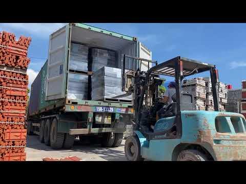 Nhập Khẩu Ngói Lợp Tráng Men Nhật Bản Marusugi Tại Kho Hàng Cty Đức Thắng