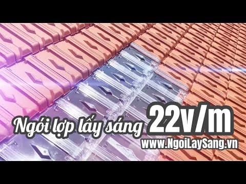 Ngói Lợp Lấy Sáng 22v/m | Ngói Lợp Lấy Sáng 22v/m Viglacera Hạ Long, Đất Việt, Gốm Mỹ, Ngọc Sáng2
