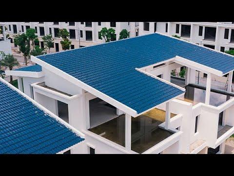 Cung Cấp Toàn Bộ Ngói Lợp Tráng Men Viglacera Thăng Long Tại Ecopark Hải Dương | Ngói Sóng Tráng Men