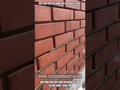 Miết Mạch - Tạo Mạch Cho Gạch Xây Không Trát Viglacera Hạ Long | Kỹ Thuật Xây Gạch Xây Không Trát