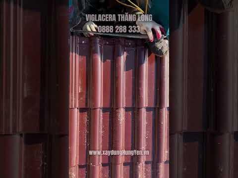 Ngói Sóng Tráng Men Viglacera Thăng Long S08 Tại Công Trình.