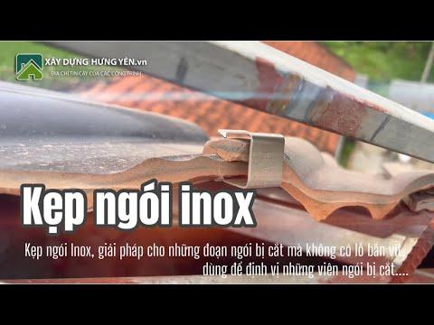 Kẹp Ngói Cắt Inox Không Gỉ | Kẹp Ngói Lợp Tráng Men | Kẹp Ngói Sóng Tráng Men | Kẹp Ngói Inox