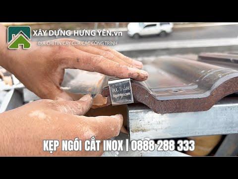 Kẹp Ngói Inox Giải Pháp Cho Ngói Bị Cắt Không Có Lỗ Bắn Vít Dùng để định Vị Những Viên Ngói Cho Chặt