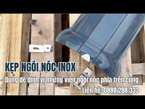 Kẹp Ngói Nóc Inox - Kẹp Ngói Rìa Inox Không Gỉ Cho Ngói Men Phụ Kiện Lợp Mái | Phụ Kiện Kẹp Nóc