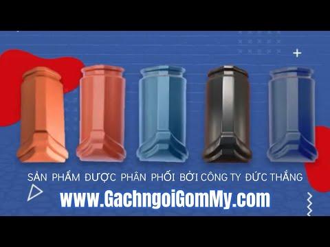 Ngói Cuối Mái Gốm Mỹ Tráng Men