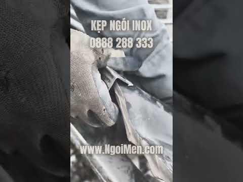 Mái Ngói Sóng Tráng Men Á Mỹ Sử Dụng Kẹp Ngói Inox Đức Thắng