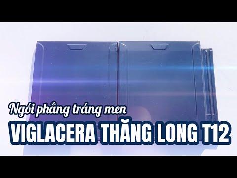 Ngói Phẳng Tráng Men Viglacera Thăng Long T12 Xanh Dương | Ngói Phẳng Thăng Long T12 Màu Xanh Dương