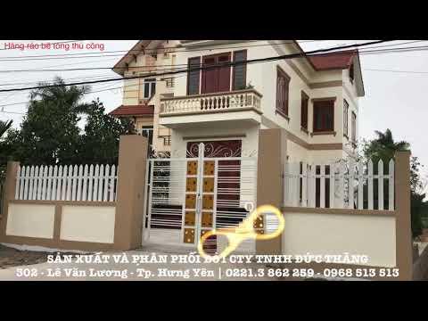 Hàng Rào Bê Tông Thủ Công Tại Hưng Yên | Xây Dựng Hưng Yên | Liên Hệ Mua Hàng: 0968 513 513