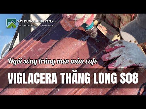 Ngói Sóng Tráng Men Viglacera Thăng Long S08 - Màu Cafe | Ngói Lợp Tráng Men Viglacera Thăng Long