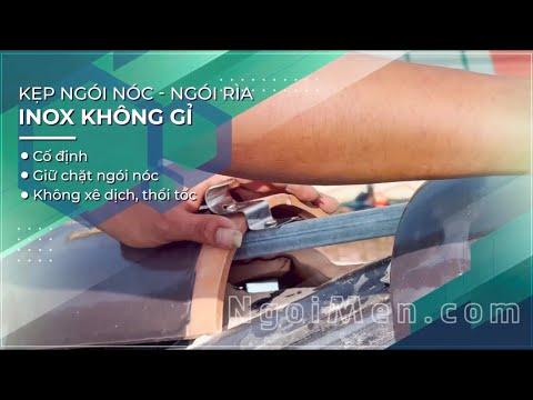 Kẹp Ngói Nóc Inox - Kẹp Ngói Rìa Inox Không Gỉ Dành Cho Ngói Men | Phụ Kiện Lợp Nóc Ngói Men Cao Cấp