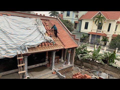 Nhà Thờ Gia đình 3 Gian Sử Dụng Ngói Chiếu, Ngói Kê, Ngói Sò Ngọc Sáng | Ngói Lợp Nhà Thờ, đình Chùa