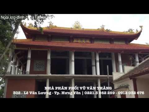 Mẫu Chùa Sử Dụng Ngói Mũi Cổ Và Gạch ốp Ngoài | Ngói Lợp đình Chùa | Www.ngoilopdinhchua.com