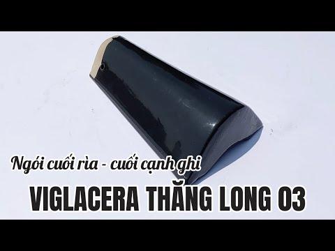 Ngói Cuối Cạnh - Cuối Rìa Tráng Men Viglacera Thăng Long - Màu Ghi 03, Cuối Rìa Viglacera Thăng Long