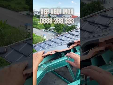 Mái Ngói Men Nhập Khẩu Nhật Bản Marusugi Sử Dụng Kẹp Ngói Inox Đức Thắng