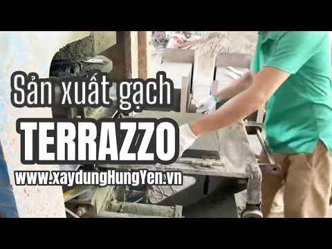 Sản Xuất Gạch Lát Vỉa Hè , Sân Vườn Xi Măng Terrazzo Tại Kho Cty Đức Thắng | Gạch Terrazzo Hưng Yên
